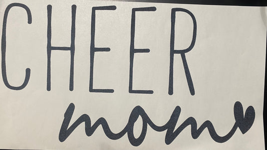 Cheer Mom (Add size and color at checkout)