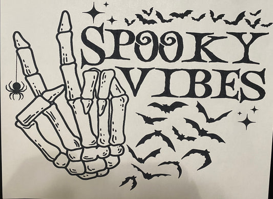 Spooky Vibes  (Add size and color at checkout)