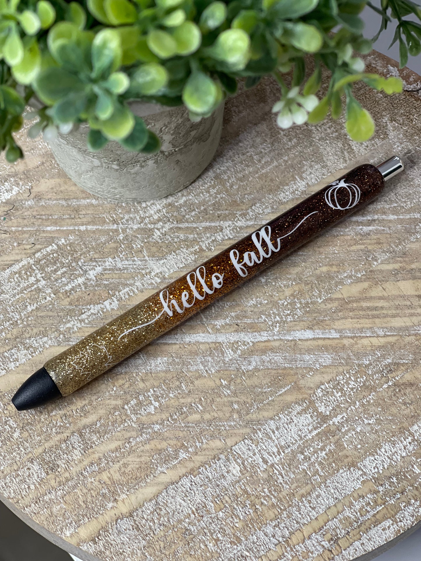 Hello Fall Glitter Pen