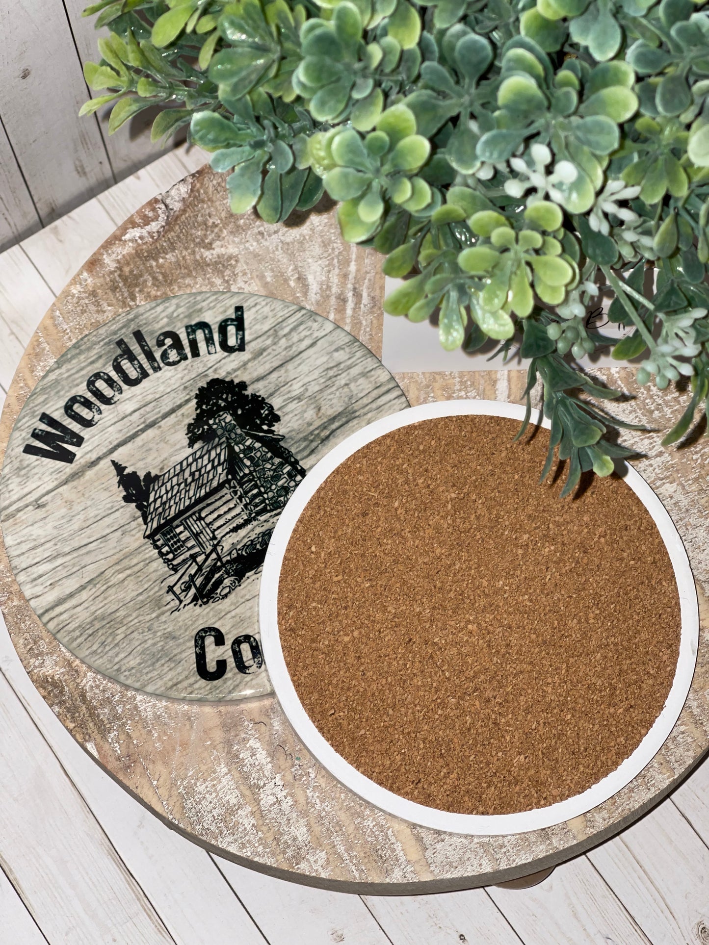 Dominic's Woodland Coasters (set of 2)