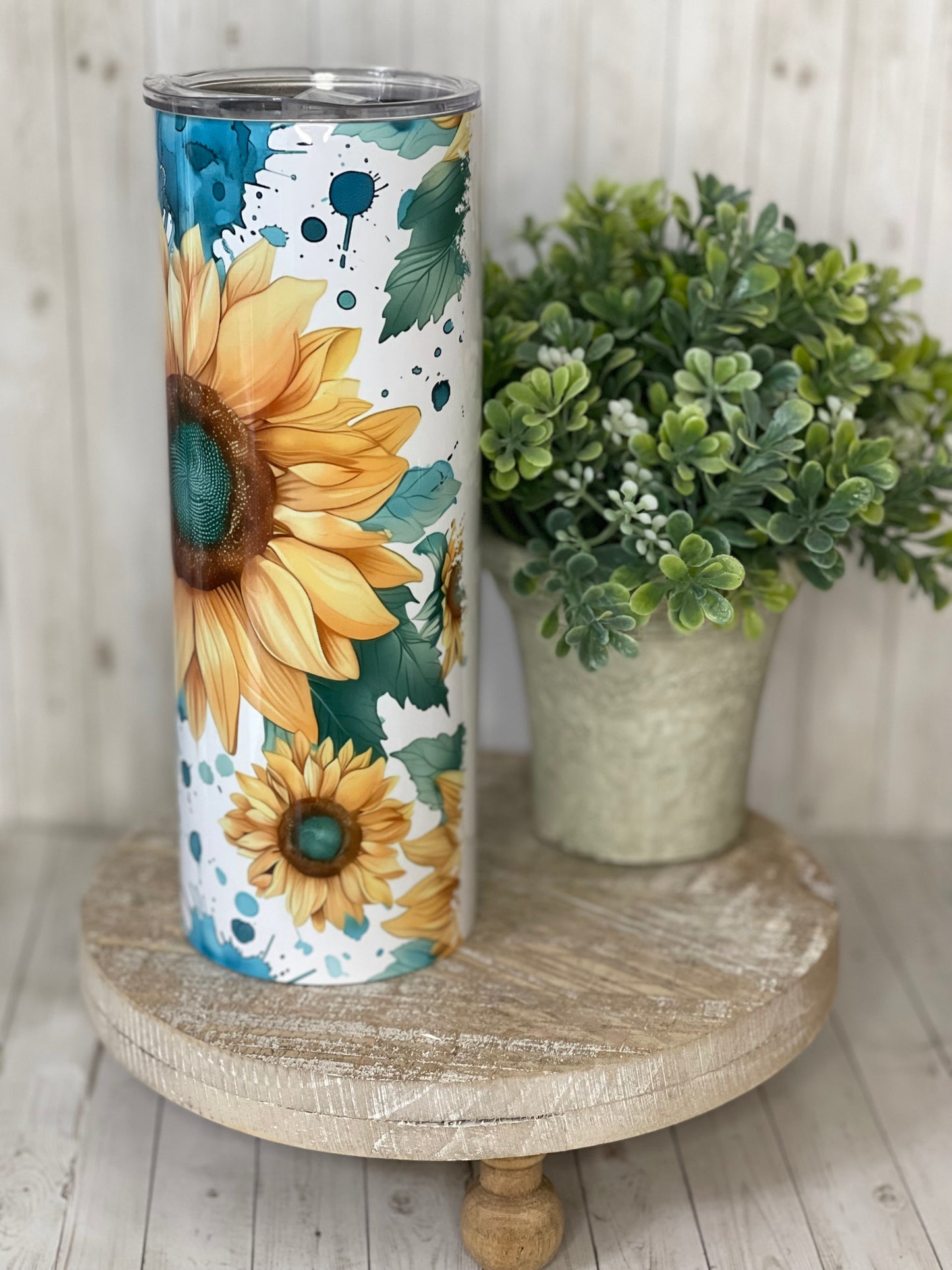 Teal Sunflower (Customizable for any Mama, Nana, Gigi and more)