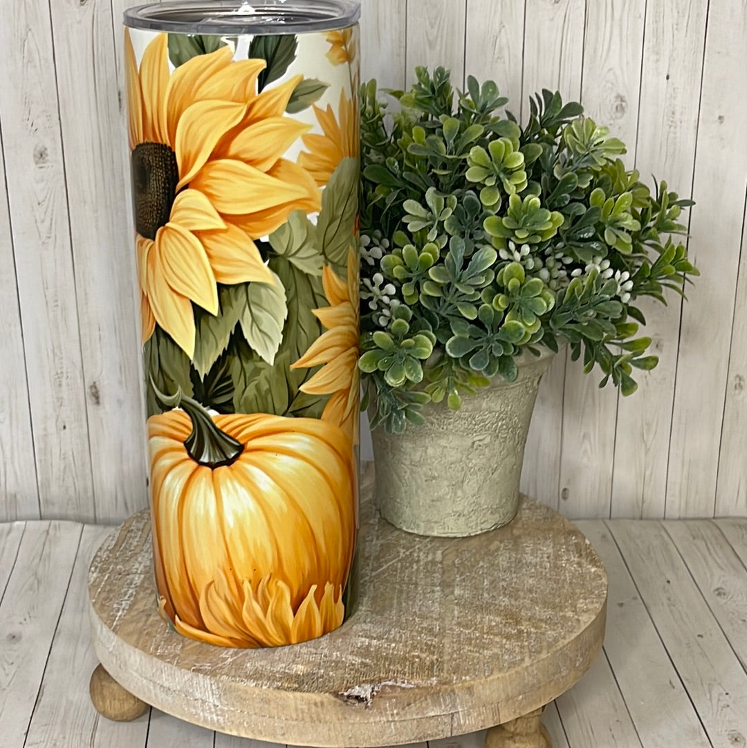 Fall Sunflower Pumpkin