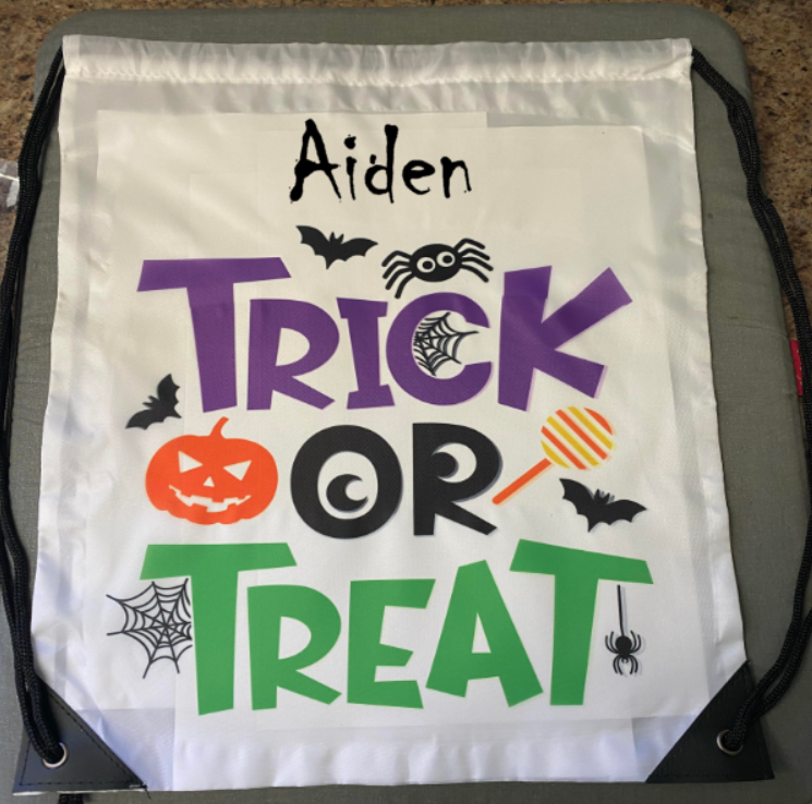 Trick or Treat Drawstring Backpack