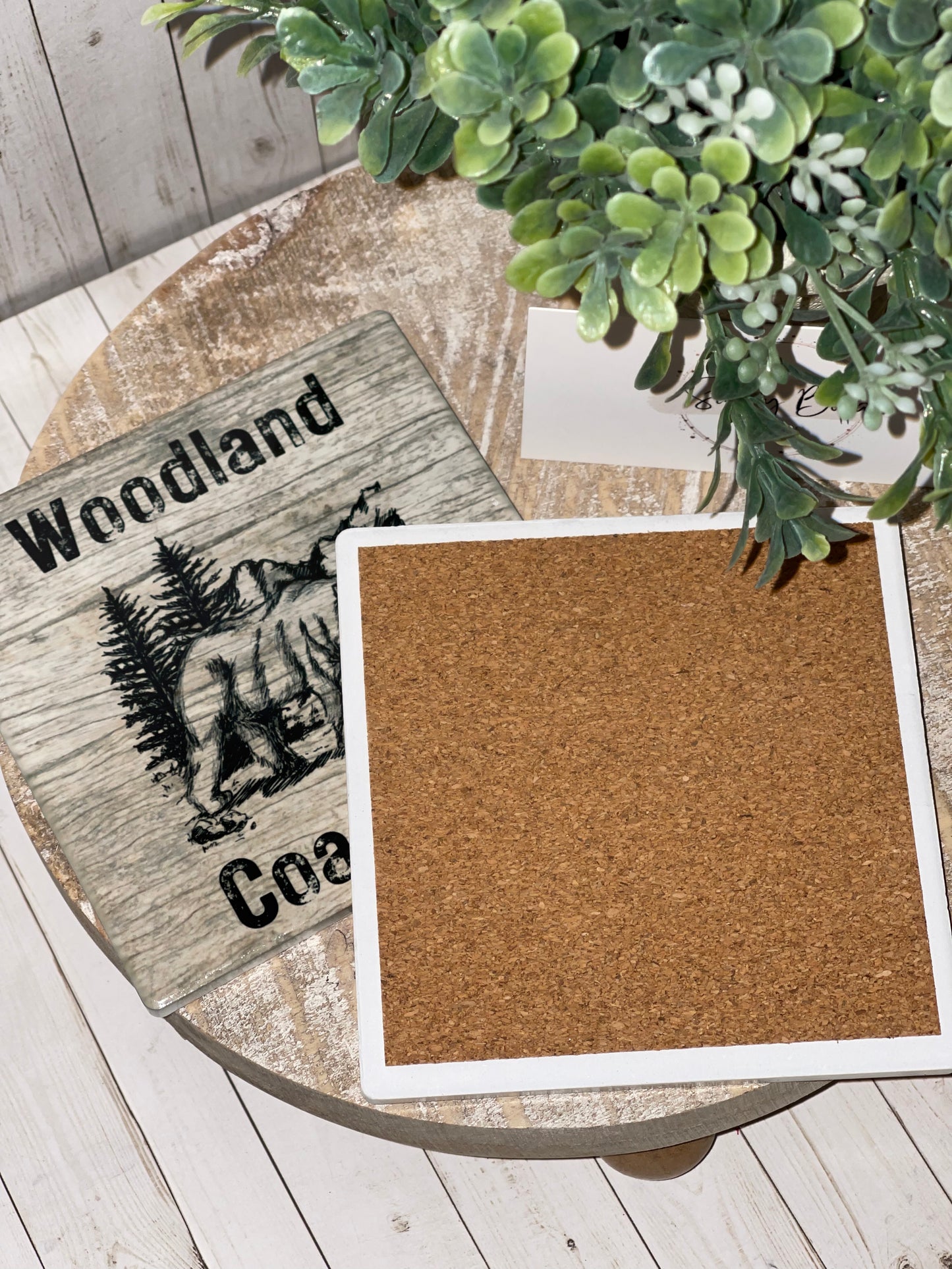 Dominic's Woodland Coasters (set of 2)