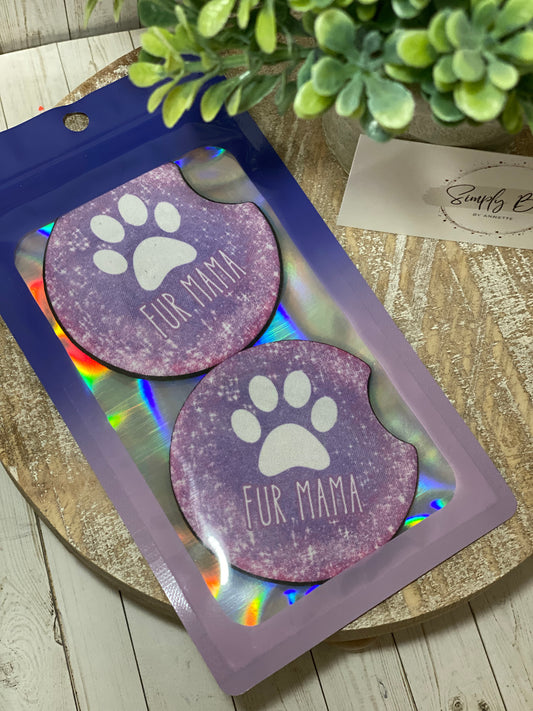 Fur Mama Car Coasters