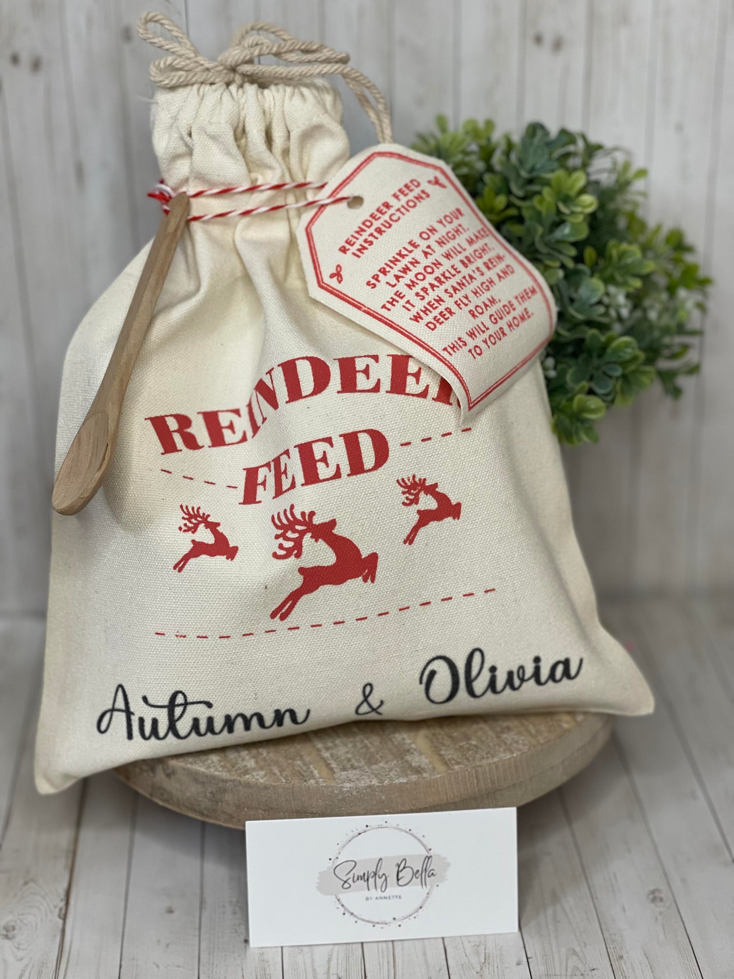 Reindeer Feed Bags