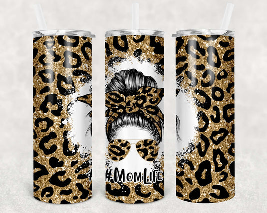 Cheetah Mom Life Tumbler