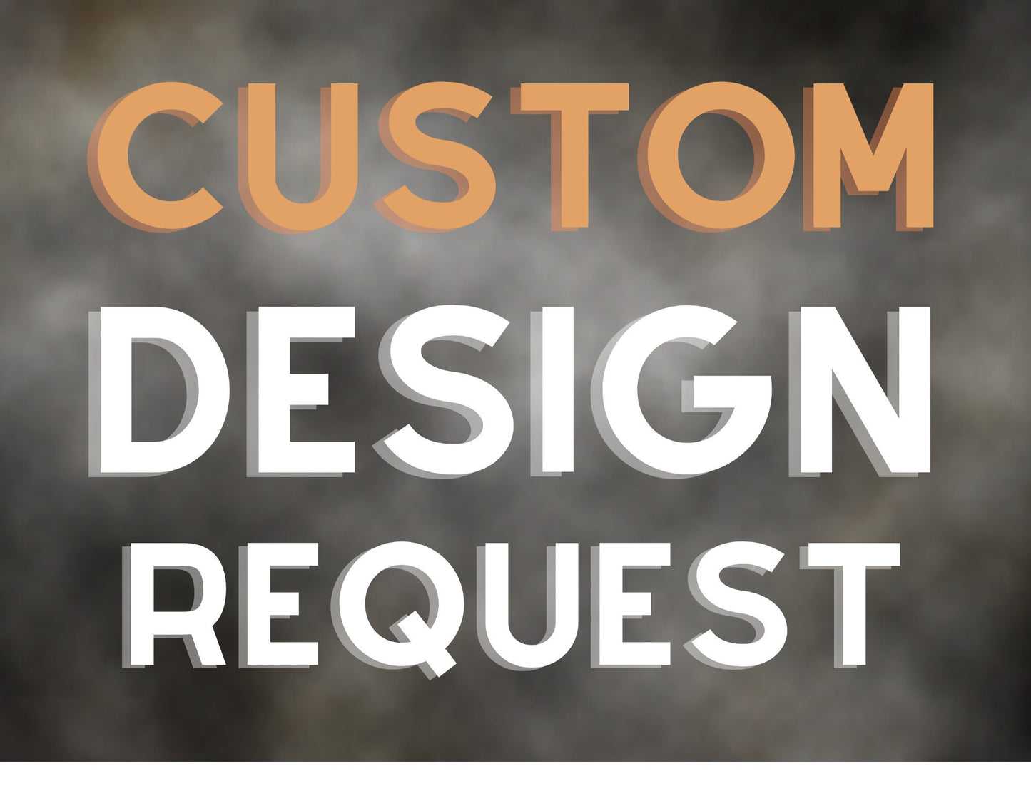 Custom TUMBLER Design Request